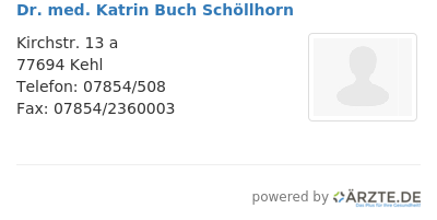Dr med katrin buch schoellhorn 671707