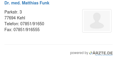 Dr med matthias funk 254003