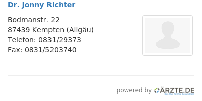 Dr jonny richter