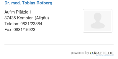 Dr med tobias rotberg