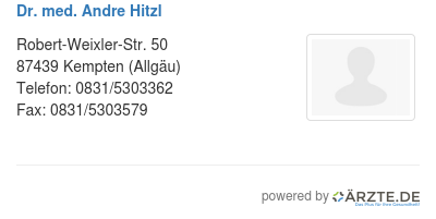 Dr med andre hitzl