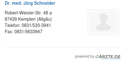 Dr med joerg schneider 585569