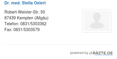 Dr med stella oelert