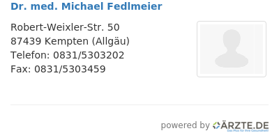 Dr med michael fedlmeier