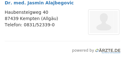 Dr med jasmin alajbegovic
