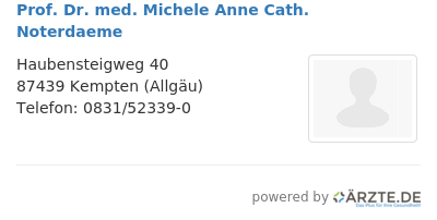 Prof dr med michele anne cath noterdaeme 571629
