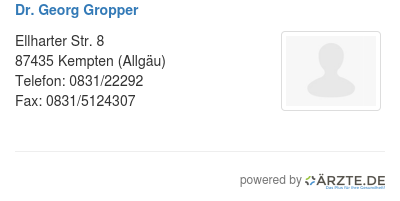 Dr georg gropper