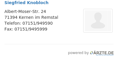 Siegfried knobloch