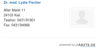 Dr med lydia fischer