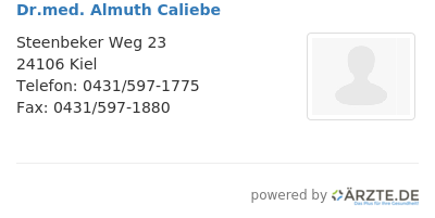Dr med almuth caliebe