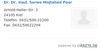 Dr dr med sorwe mojtahed poor