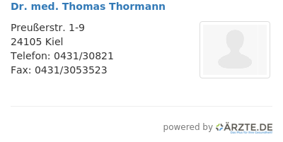 Dr med thomas thormann
