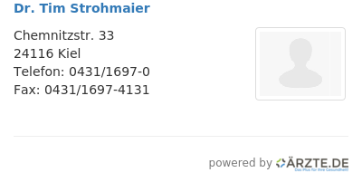 Dr tim strohmaier