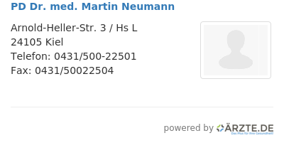 Pd dr med martin neumann