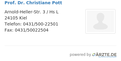 Prof dr christiane pott