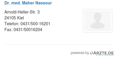 Dr med maher nassour