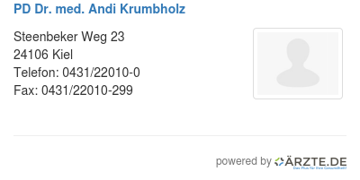 Pd dr med andi krumbholz
