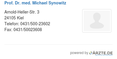 Prof dr med michael synowitz