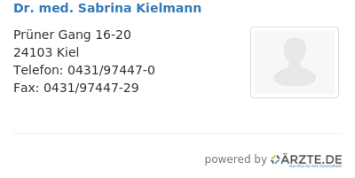 Dr med sabrina kielmann