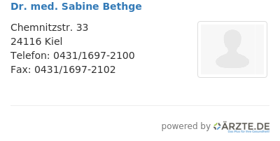 Dr med sabine bethge 649117