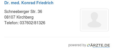 Dr med konrad friedrich 580114
