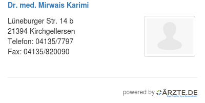 Dr med mirwais karimi