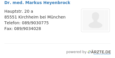 Dr med markus heyenbrock