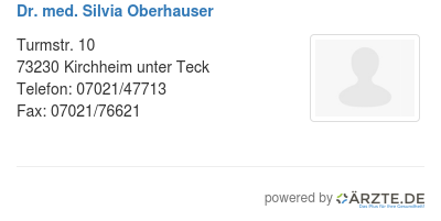 Dr med silvia oberhauser