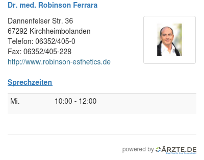Dr med robinson ferrara
