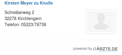 Kirsten meyer zu knolle