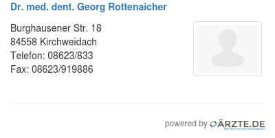 Dr med dent georg rottenaicher