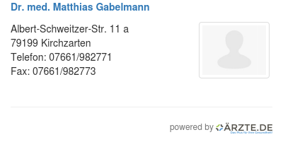 Dr med matthias gabelmann