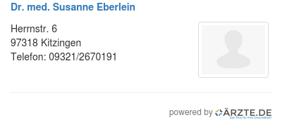 Dr med susanne eberlein