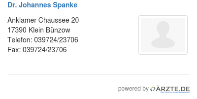 Dr johannes spanke