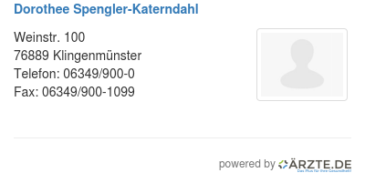 Dorothee spengler katerndahl