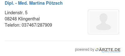 Dipl med martina poetzsch