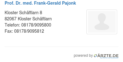 Prof dr med frank gerald pajonk 256218