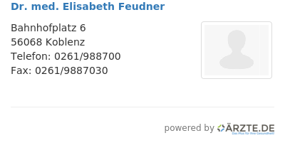 Dr med elisabeth feudner 294257
