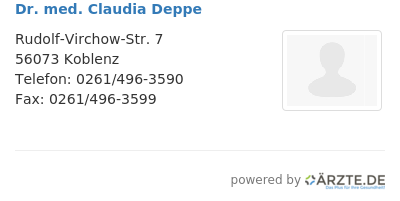 Dr med claudia deppe