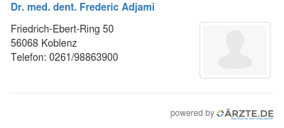 Dr med dent frederic adjami 537287