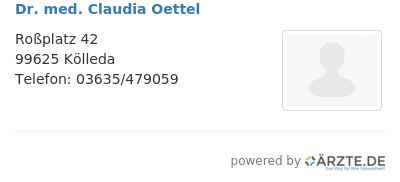 Dr med claudia oettel 670707