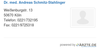 Dr med andreas schmitz stahlinger