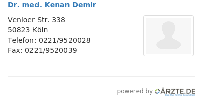 Dr med kenan demir