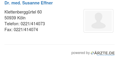 Dr med susanne effner