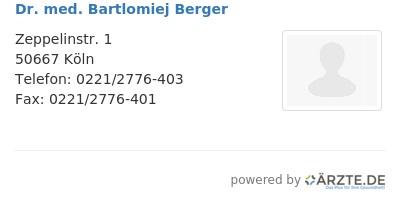 Dr med bartlomiej berger 590478
