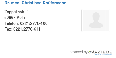 Dr med christiane knuefermann
