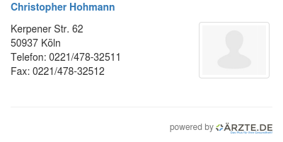 Christopher hohmann