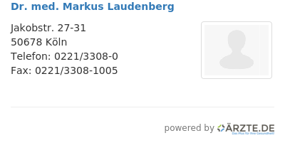 Dr med markus laudenberg