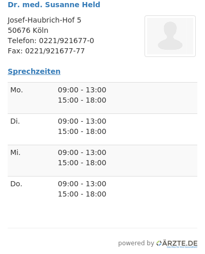 Dr med susanne held