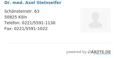 Dr med axel steinseifer